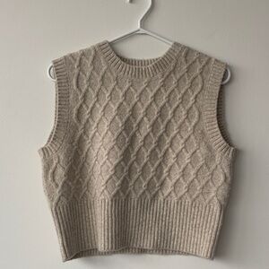 Only Women’s Sweater Vest - Beige